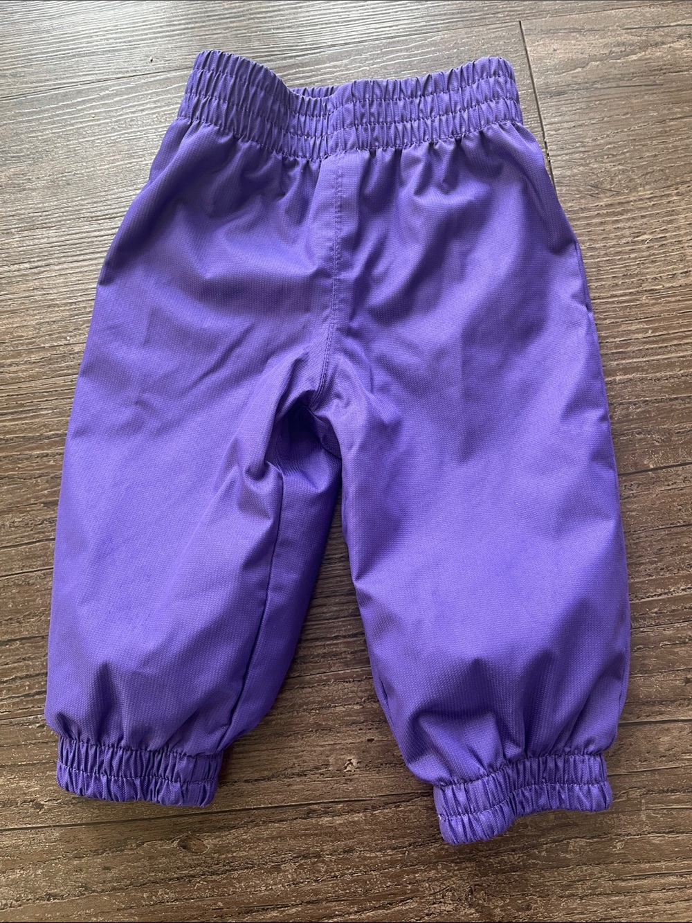 Baby Girl Purple Elastic Splash Pants Size 12 Months